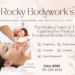Rock Bodyworks - The healing power of Touch, exploring the physical and emotional benefits of bodywork. Best deal around in the town; call 917-239-4353 for
