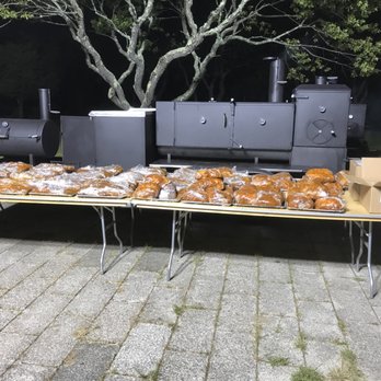 Goin' Deep BBQ - 800# of pork butt and brisket getting ready to hit the smoke. - Caterers Near Me