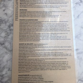 Freesoulcaffe - Menu - Vegan Near Me - Tustin, California Freesoulcaffe - Menu - Vegan Near Me - Tustin, California