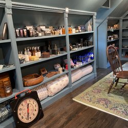 Blue Leaf - More upstairs; linens and bedding from Kerry Cassia. Dresses from Johnny Was and more bar ware!