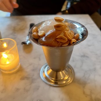 Margot - Vanilla Sunday with miso caramel & peanuts - New American Near Me - Brooklyn, New York