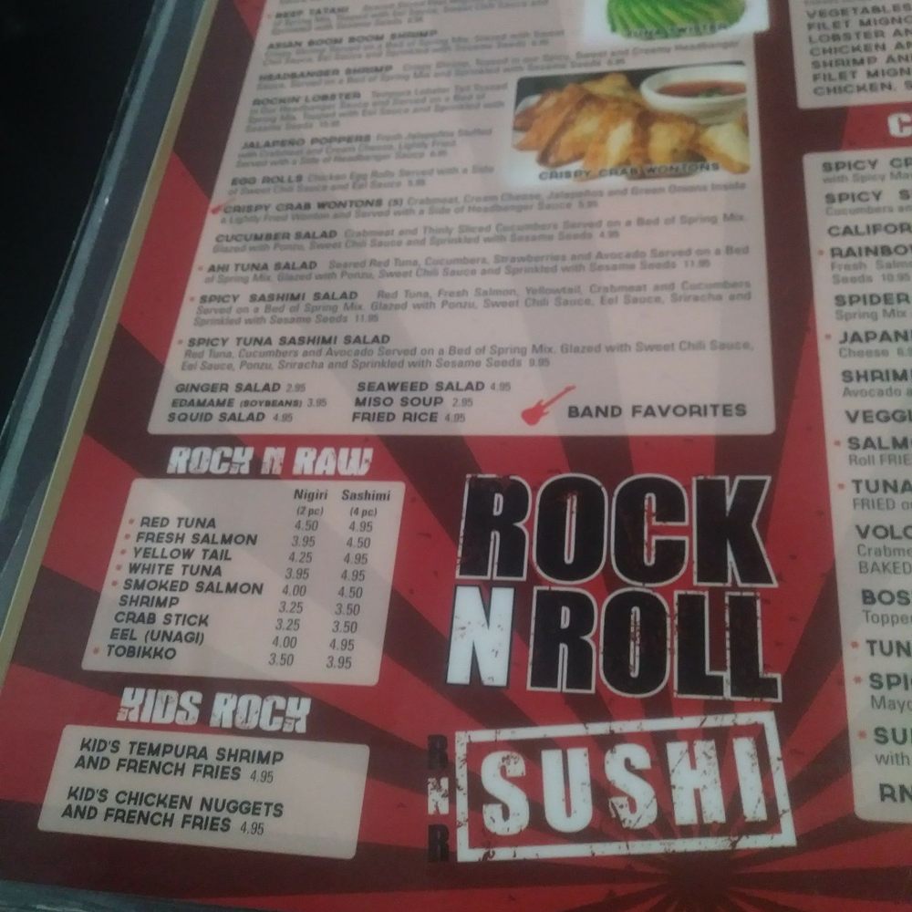 Rock N Roll Sushi - Appetizer menu - Sushi Bars Near Me - Memphis, Tennessee Rock N Roll Sushi - Appetizer menu - Sushi Bars Near Me - Memphis, Tennessee