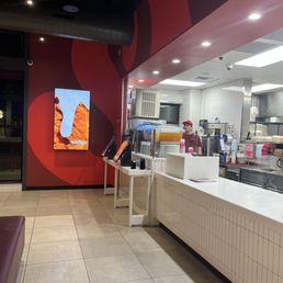 inside ordering counter inside ordering counter