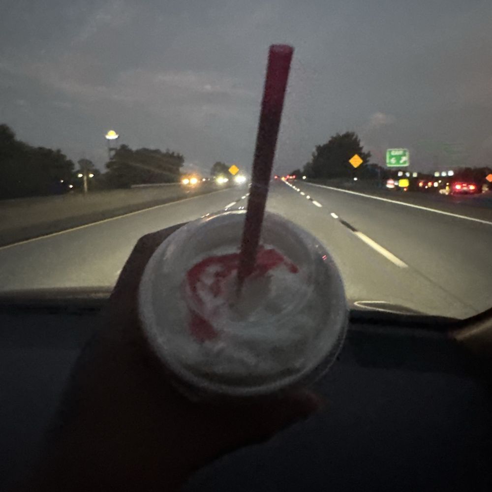 Chick-fil-A - THIS IS A COOKIES AND CREAM MILKSHAKE IM SORRY IS DARK OUTSIDE. - Fast Food Near Me - Columbus, Georgia