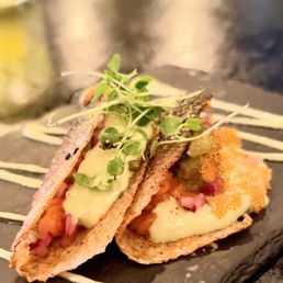 Salmon Skin Tacos Salmon Skin Tacos