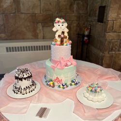 Mainstreet Bake Shop - 1st birthday/baptism cake, smash cake and guest  BDAY cake