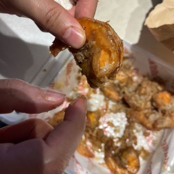 Crawfish Cafe - Overcooked rubbers (shrimp) - Seafood Near Me - Houston, Texas