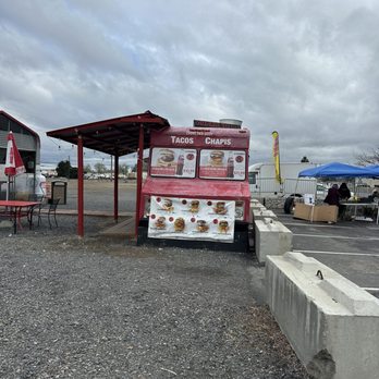 Tacos Chapis - Front menu - Food Trucks Near Me - George, Washington