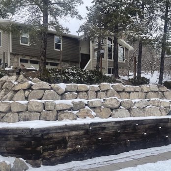 Wasatch Landscapes - a stone retaining in the snow - Landscaping Near Me Wasatch Landscapes - a stone retaining in the snow - Landscaping Near Me
