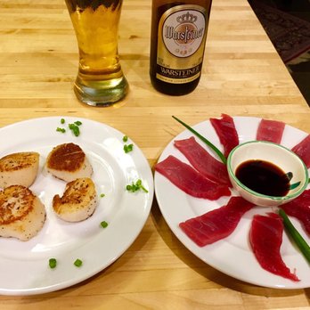 Chula Seafood - Dinner tonight, sushi grade yellowfin sashimi and seared scallops... mmm - Poke Near Me - Scottsdale, Arizona Chula Seafood - Dinner tonight, sushi grade yellowfin sashimi and seared scallops... mmm - Poke Near Me - Scottsdale, Arizona