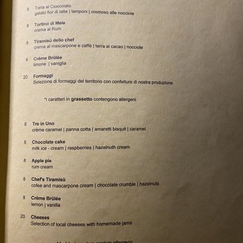 Ristorante Peruca - Menu - Italian Near Me - San Gimignano, SI