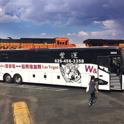 Vegasexpressbus - Taking a 15 minute rest break at Barstow Station.