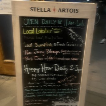 The Lobster Trap - Check out the specials - Seafood Near Me - Avalon, California