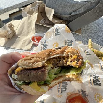 Habit Burger & Grill - Original Impossible (TM) Burger with Cheese - Salad Near Me - Clearwater, Florida