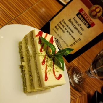 8 Asian Restaurant - Green Tea tiramisu cake. Ah-mazing - Asian Fusion Near Me - Auburn, Washington