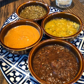 Teocalli Cocina - Salsa trio - Mexican Near Me - Lafayette, Colorado Teocalli Cocina - Salsa trio - Mexican Near Me - Lafayette, Colorado