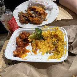 Great Wall Chinese Restaurant - Sesame chicken and fried chicken wings