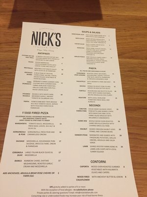 Menu photo 4 Nick's Italian Cafe McMinnville, OR Menu photo 4 Nick's Italian Cafe McMinnville, OR
