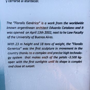 Floralis Generica - Info - VN - Parks Near Me - Buenos Aires, C
