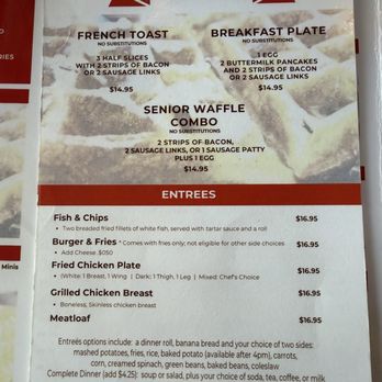 Dinah's Comfort Kitchen - A peek at the senior menu - Waffles Near Me - Culver City, California Dinah's Comfort Kitchen - A peek at the senior menu - Waffles Near Me - Culver City, California