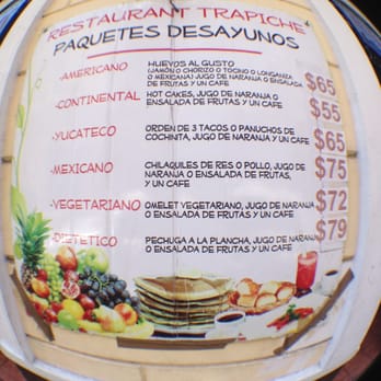 El Trapiche - Ménu de Desayuno - Mexican Near Me - Mérida, YUC El Trapiche - Ménu de Desayuno - Mexican Near Me - Mérida, YUC