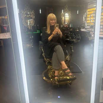 AG Salon - After my layered cut and having my hair lightened and toned - Hair Salons Near Me - Anaheim, California