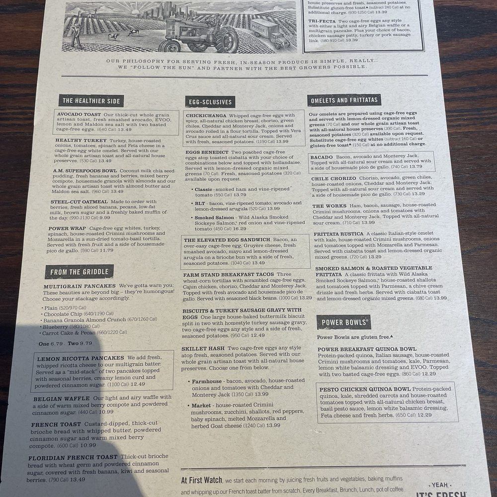 First Watch - Menu - Breakfast & Brunch Near Me - Alexandria, Virginia First Watch - Menu - Breakfast & Brunch Near Me - Alexandria, Virginia