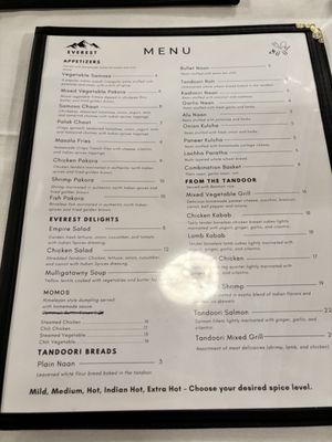 Menu photo 4 Everest Restaurant Winchester, VA