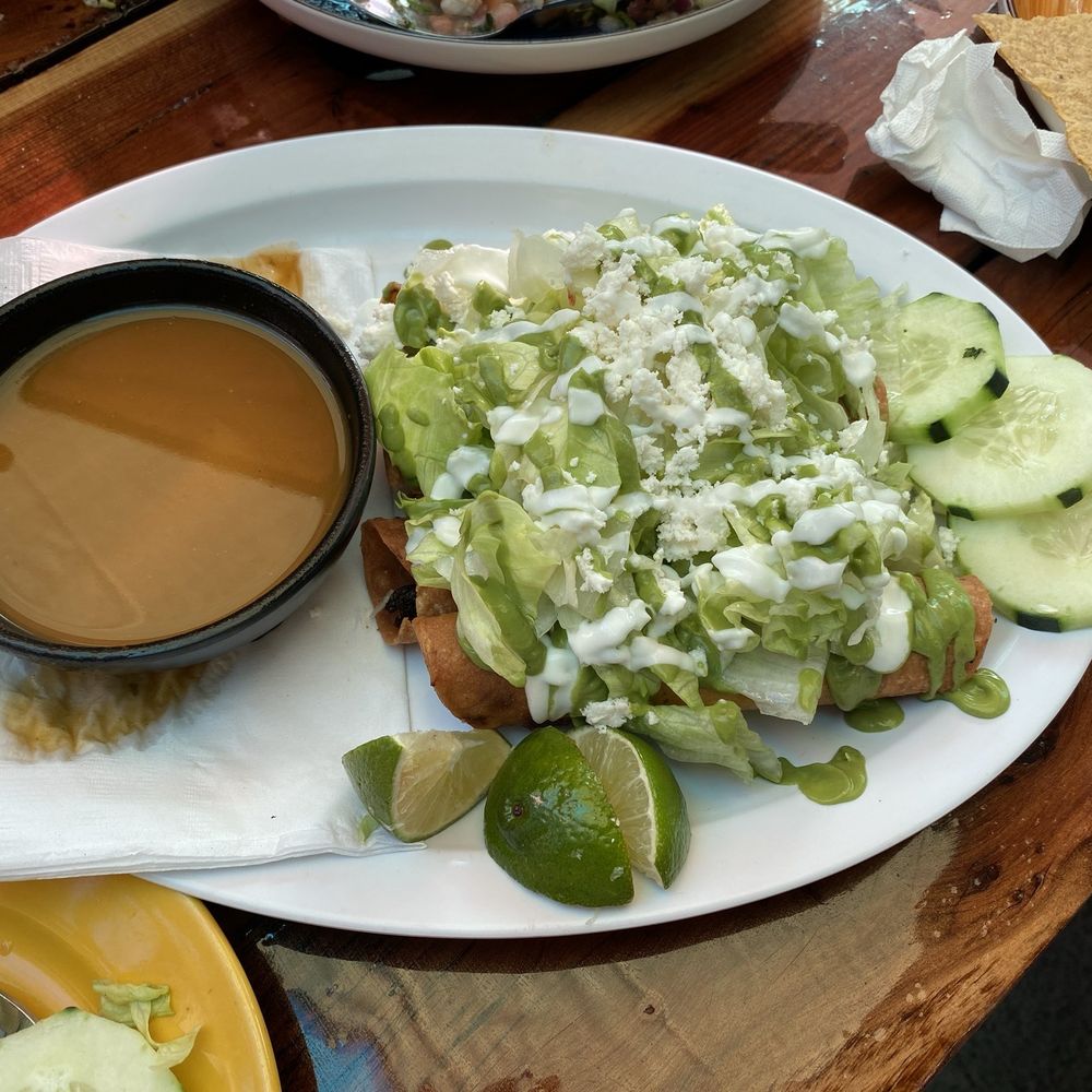 El Camaron RWC - Chicken flautas - Mexican Near Me - Redwood City, California