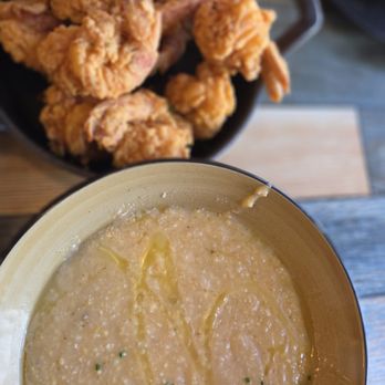 Cornbread and Butter - Creole Fried Shrimp and Grits - Southern Near Me - Grayson, Georgia Cornbread and Butter - Creole Fried Shrimp and Grits - Southern Near Me - Grayson, Georgia
