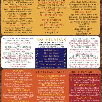 Diaz Tex-Mex Restaurant - menu - Tex-Mex Near Me - Hillsboro, Texas