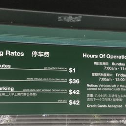 Parking rates and hours of operation as of 4/6/2024 Parking rates and hours of operation as of 4/6/2024