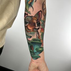 Borrowed Time Tattoo - One of my favorite sessions with Phil!