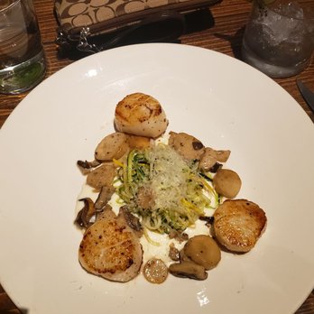 Firewood - Scallops with zucchini noodles - New American Near Me - Park City, Utah Firewood - Scallops with zucchini noodles - New American Near Me - Park City, Utah