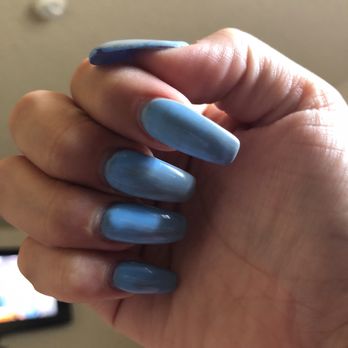 Sunny Salon - 1 week old and nail polish turned gray - Skin Care Near Me - Fullerton, California