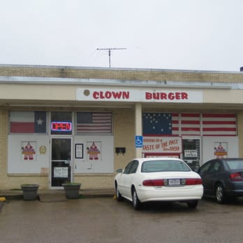 Clown Burger Too - Storefront. - Burgers Near Me - Haltom City, Texas