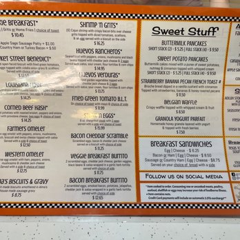 The Dixie Grill - Breakfast menu - Breakfast & Brunch Near Me - Wilmington, North Carolina