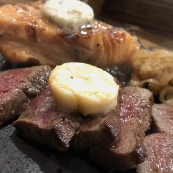 Katsu Ya Delivery - Salmon with truffle butter / Steak w/Uni butter - Devine!!! - Japanese Near Me - Los Angeles, California Katsu Ya Delivery - Salmon with truffle butter / Steak w/Uni butter - Devine!!! - Japanese Near Me - Los Angeles, California
