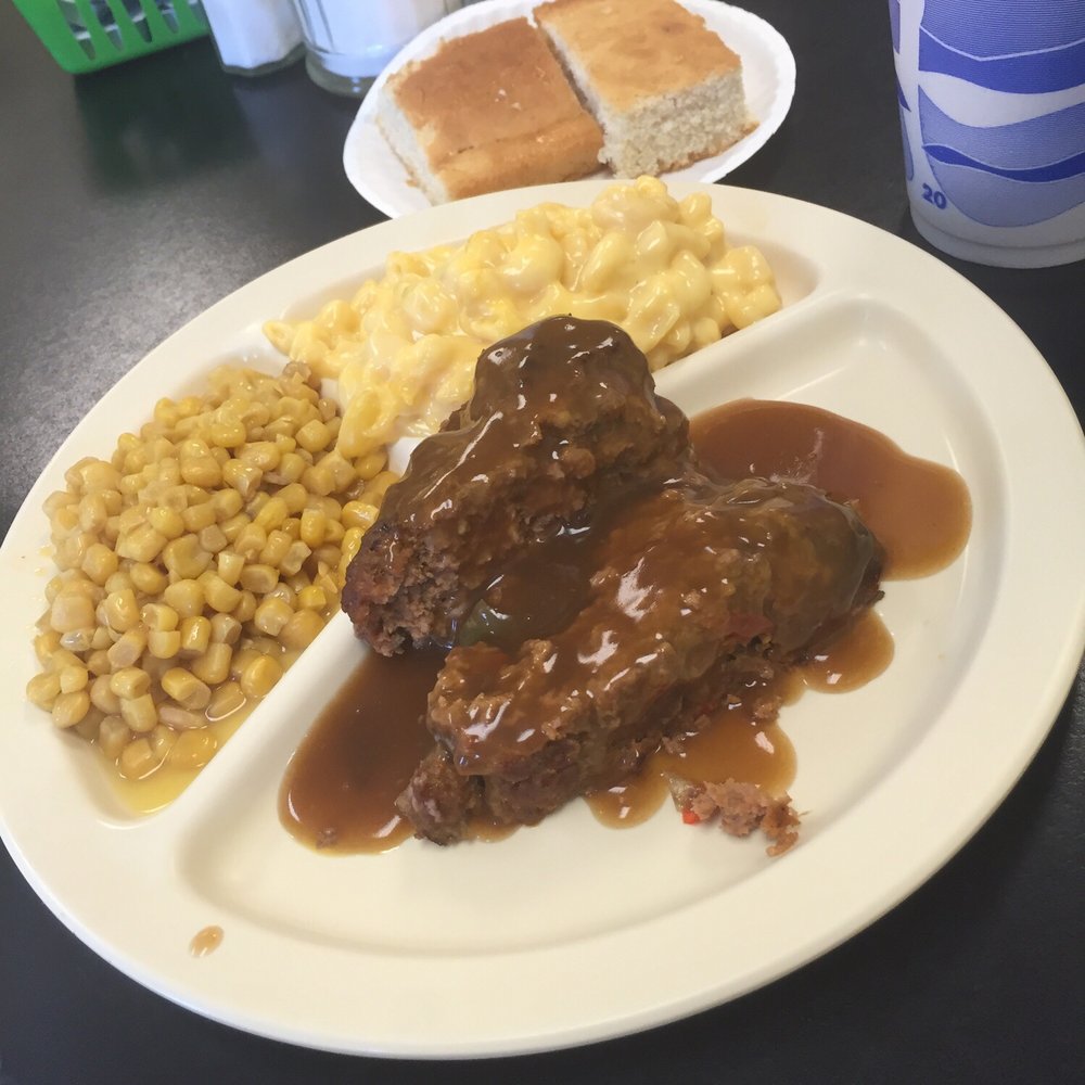 Lovick's Cafe - Meat loaf , Mac & cheese, corn, cornbread - Breakfast & Brunch Near Me - Kinston, North Carolina Lovick's Cafe - Meat loaf , Mac & cheese, corn, cornbread - Breakfast & Brunch Near Me - Kinston, North Carolina
