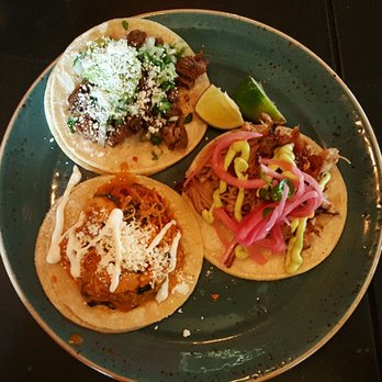 Tacos Tequila Whiskey - My tacos! Steak Asada, Carnitas, and Pollo ala Cream. Delish! - Whiskey Bars Near Me - Denver, Colorado Tacos Tequila Whiskey - My tacos! Steak Asada, Carnitas, and Pollo ala Cream. Delish! - Whiskey Bars Near Me - Denver, Colorado
