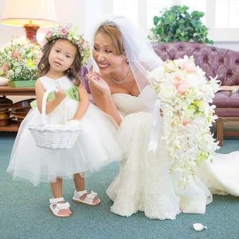 Posy Parties - with my cutest flower girl in her tiara and flower basket - Florists Near Me Posy Parties - with my cutest flower girl in her tiara and flower basket - Florists Near Me