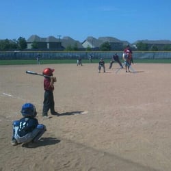 Shawnee Mission School District Softball Complex - 1st grade machine pitch baseball