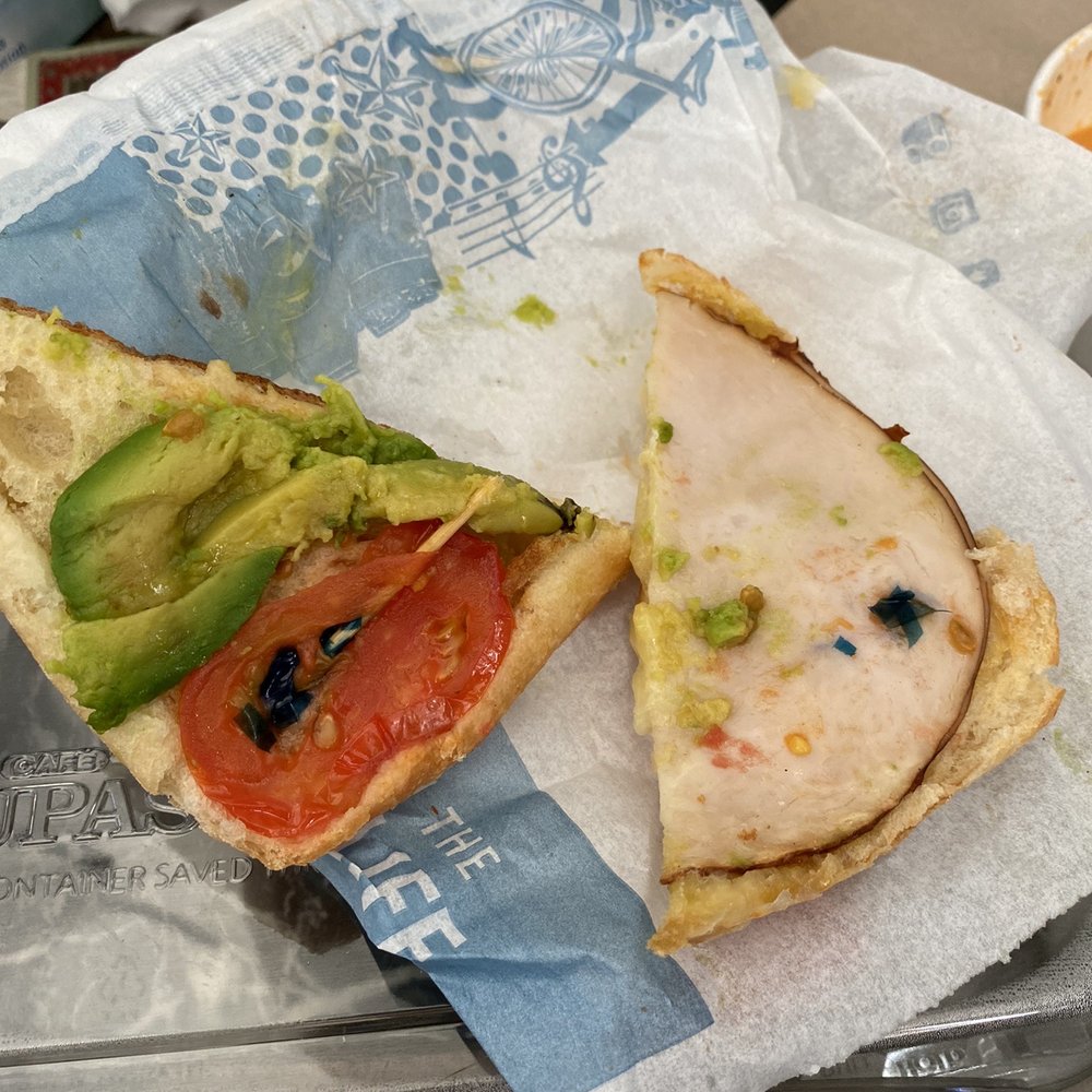 Café Zupas - a sandwich with avocado and tomato - Soup Near Me - Murray, Utah Café Zupas - a sandwich with avocado and tomato - Soup Near Me - Murray, Utah