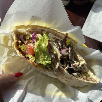 Falafel & Grill - Beef Shawarma Plate - Falafel Near Me - Chicago, Illinois