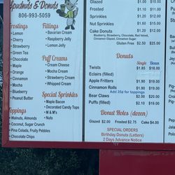 Benjamin Donuts - Menu