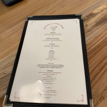 Salice - Menu - Italian Near Me - Homewood, Alabama