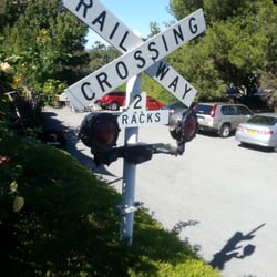 The Almond Train - Train crossing!