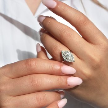 Kobelli - Margaux Diamond EX - IGI Certified Marquise Diamond Halo Engagement Ring - Jewelry Near Me - Los Angeles, California