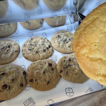 Milk & Cookies - $1 chocolate chip cookies today only, and a Butter Cake Cookie - Ice Cream & Frozen Yogurt Near Me - Newport Beach, California Milk & Cookies - $1 chocolate chip cookies today only, and a Butter Cake Cookie - Ice Cream & Frozen Yogurt Near Me - Newport Beach, California