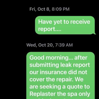Pool Leak Inspections - Communication to company with no response - Pool & Hot Tub Service Near Me - Culver City, California Pool Leak Inspections - Communication to company with no response - Pool & Hot Tub Service Near Me - Culver City, California